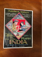 Paris 11ème * Ets Maurice DARCY Affûtez Vos Outils Avec La Pierre INDIA * Doc Publicitaire Ancien Illustré - District 11