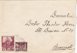 AVIATION, KING CAROL II, STAMPS ON  COVER, 1937, ROMANIA - Covers & Documents