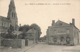 Neuvy En Mauges * Carrefour Et Rue De L'église * Café Restaurant BOUMIER - Andere & Zonder Classificatie