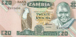 Zambia 20 Kwacha  ND/1980-1988 P-27  UNC - Sambia