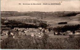 Fain-lès-Montbard Canton De Montbard Vue Aérienne Petit Village Côte-D'Or 21500 N°95 Dos Vert Cpa Voyagée En B.Etat - Autres & Non Classés