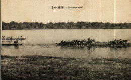 Afrique  Zambie  -  ZAMBEZE   Le Canot Royal - Zambia