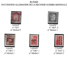 RUSSIE Occupation Allemande De 1941 - 1941-43 Occupation: Germany