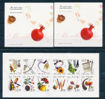ISRAEL 2002 & 2003 MONTHS OF THE YEAR BOOKLET MNH 2003 BOOKLET IS HARD TO FIND - Cartas & Documentos