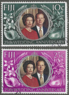 Fiji. 1972 Royal Silver Wedding. Used Complete Set. SG 474-475 - Fidji (1970-...)
