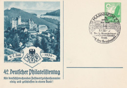 Allemagne Entier Postal Illustré 1938 - Interi Postali Privati