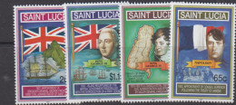 ST LUCIA - 2001 - CIVIL ADMINISTRATION SET OF 4 MINT NEVER HINGED  - St.Lucie (1979-...)