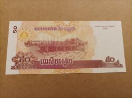 Billete De Camboya (Cambodia) De 50 Riels , Año 2002, UNC - Cambodge