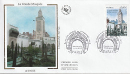 2012 " LA GRANDE MOSQUEE DE PARIS " Sur Enveloppe 1er Jour Sur Soie N° YT 4634. Parfait état. FDC à Saisir !!! - Islam