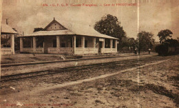 Afrique     Guinée  Française -  CONAKRY    La Gare De FRIGUIAGBE - Guinée Française