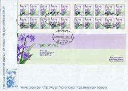 ISRAEL 2003 FLORA HYACINTHUS BOOKLET FDC - Covers & Documents