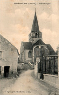 Brion-sur-Ource Canton De Montigny-sur-Aube Abside De L'Eglise Church Chiesa Côte-D'Or 21570 Cpa Voyagée En 1913 B.Etat - Autres & Non Classés