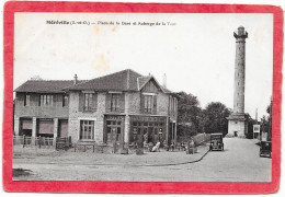 91 MEREVILLE - Place De La Gare Et Auberge De La Tour - Mereville