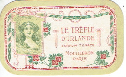 Carte Parfum LE TREFLE D'IRLANDE De MOUILLERON - Anciennes (jusque 1960)