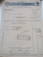 Rechnung Allemagne, Nugget Chemische, Koln 1942 - 1900 – 1949