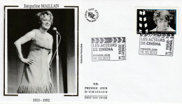 2012 " JACQUELINE MAILLAN " Sur Enveloppe 1er Jour Sur Soie N°YT 4692 Parfait état. FDC à Saisir !!! - Acteurs
