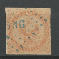 AIGLE N° 5 CACHET LOSANGE SNG Bleu SENEGAL / Used - Aquila Imperiale