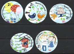 Finland 2011. Scott #1382a-e (U) Tree Of Happiness  *Complete Set* - Usados