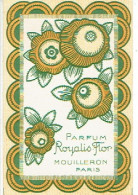 Carte Parfum ROYALIS FLOR De MOUILLERON - Antiguas (hasta 1960)