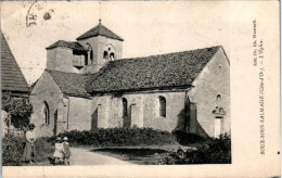 Boux-sous-Salmaise Canton Venarey-les-Laumes L'Eglise Church Chiesa Petit Village Côte-D'Or 21690 Dos Vert En TB.Etat - Autres & Non Classés