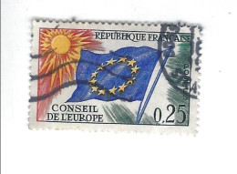TS 29 Conseil De L'Europe Oblitéré 1963-1971 - Gebraucht