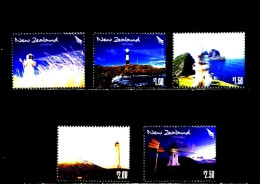 NEW ZEALAND - 2009  LIGHTHOUSES  SET   MINT NH - Nuevos