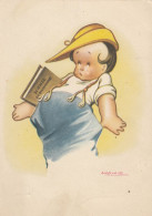 Ettore Nadiani - Child W Economy Book Old Postcard - Hey, Paul