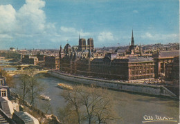 Albert Monier - Paris , La Seine , Palais De Justice , Notre Dame Et La Sainte Chapelle 1977 - Monier