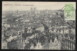 103 - Bruxelles - Panorama Vers Sainte-Gudule. - Circulé En 1912. - Panoramische Zichten, Meerdere Zichten