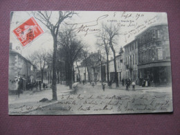 CPA 79 L'ABSIE Grande Rue ANIMEE 1911 - L'Absie