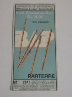 Ticket D'entrée, Luxembourg Differdange 1984 - Tickets D'entrée