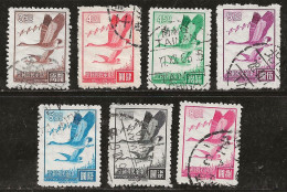 Taiwan 1966 N°Y.T. :  7 Valeurs Série 551 à 559 Obl. - Usati