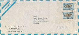 Argentina Air Mail Cover Sent To Denmark 28-8-1964 - Posta Aerea