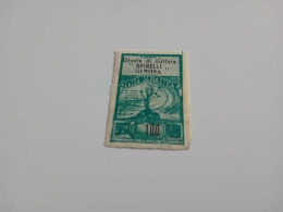 MARCA DA BOLLO COMUNE CIRCOLO DI CULTURA SPINOSA GINOSA- CASSA SCOLASTICA L.100 - Revenue Stamps