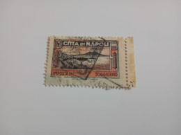 MARCA DA BOLLO TASSA DI SOGGIORNO COMUNE DI NAPOLI DA 0,50 LIRE - Revenue Stamps