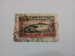 MARCA DA BOLLO TASSA DI SOGGIORNO COMUNE DI NAPOLI DA LIRE 3 - Revenue Stamps