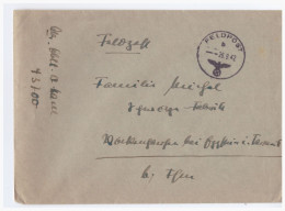 DT-Reich (000730) Feldpostpostbrief An Die Feldpostnummer 43700 Feldpostamt 250 (Span.), Gel. 26.9.1942 - Feldpost 2e Guerre Mondiale