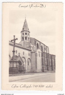 63 ENNEZAT Carte Double Eglise Collégiale XI XIIIème Avec Historique à L'intérieur VOIR 4 Scans - Ennezat