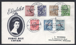 Lundy 1953   Elizabeth II Coronation  Set On Adressed FDC - Local Issues