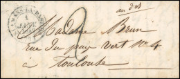 Obl. Lettre Manuscrite Du 31 Décembre 1848, Affranchie à 20c. En Numéraire, Frappée Du CàD, Type 14, De ST-AMANS LA BAST - 1849-1850 Cérès