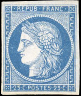 * 4f - 25c. Bleu Clair. SUP. - 1849-1850 Cérès