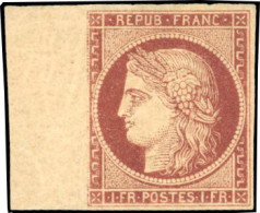 ** 6B - 1F. Carmin-brun. Nuance De Référence. BdeF. SUP. R. - 1849-1850 Ceres