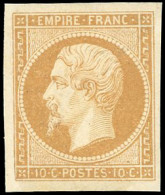 * 13A - 10c. Bistre. Points De Rouille. B. - 1853-1860 Napoleone III