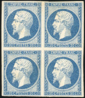 * 14A - 20c. Bleu. Bloc De 4. TB. - 1853-1860 Napoleone III