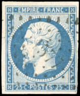 Obl. 15 - 25c. Bleu. Obl. PC. SUP. - 1853-1860 Napoleon III