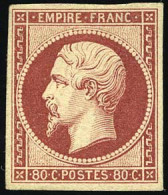 * 17Al - 80c. Carmin Foncé. Grande Fraîcheur. SUP. - 1853-1860 Napoleon III