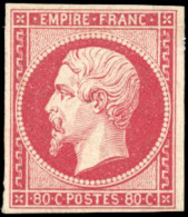 ** 17Be - 80c. Rose Foncé. TB. - 1853-1860 Napoleon III