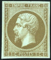 ** 19b - 1c. Mordoré. ND. Grandes Marges. TB. - 1862 Napoleon III