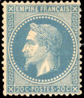 * 29B - 20c. Bleu. TB. - 1863-1870 Napoléon III Con Laureles