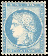 * 37 - 20c. Bleu. SUP. - 1870 Siège De Paris